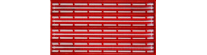 Střešní hřebenáče, červené, TT, Haedl 710003-01